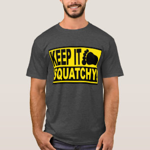 CAMISETA ¡GUÁRDELO SQUATCHY! ENCONTRANDO BIGFOOT - BOBO