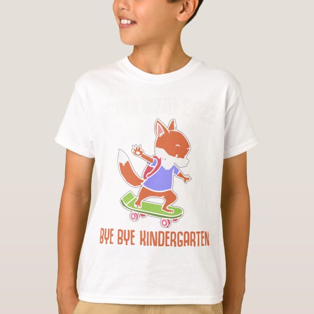 Camiseta Guardería Abschied Schulkind Fuchs (Anverso)