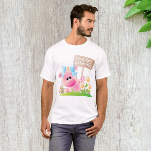 Camiseta Guardería Cerdo Rosa Nunca te apresures Nunca te p