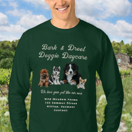 Camiseta Guardería de Perritos Negocios de Perros Cachorros