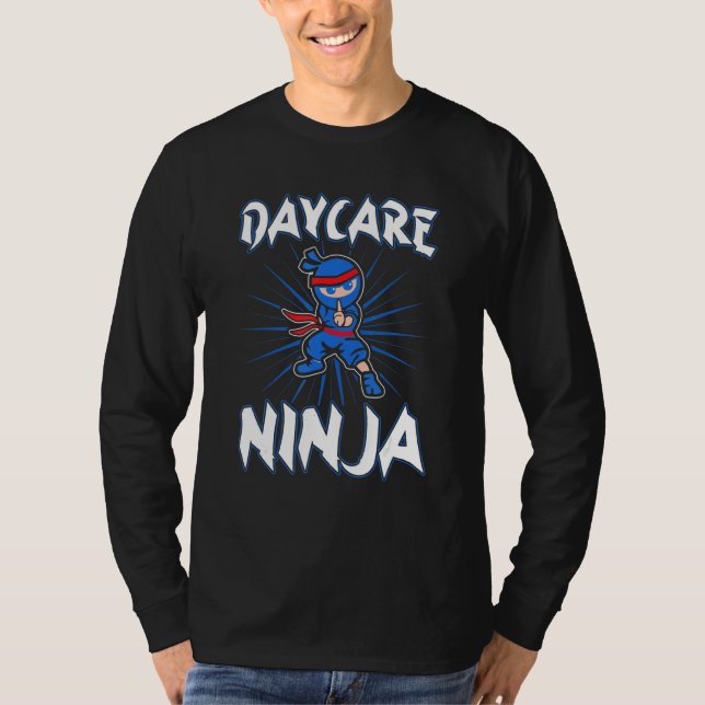 Camiseta Guardería Niñera Ninja Profesora (Anverso)