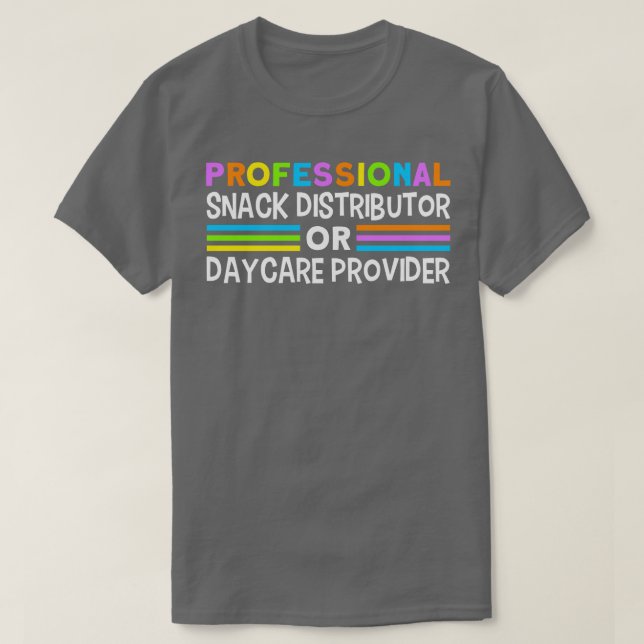 Camiseta Guardería Profesional Distribuidor de Aperitivos I (Diseño del anverso)