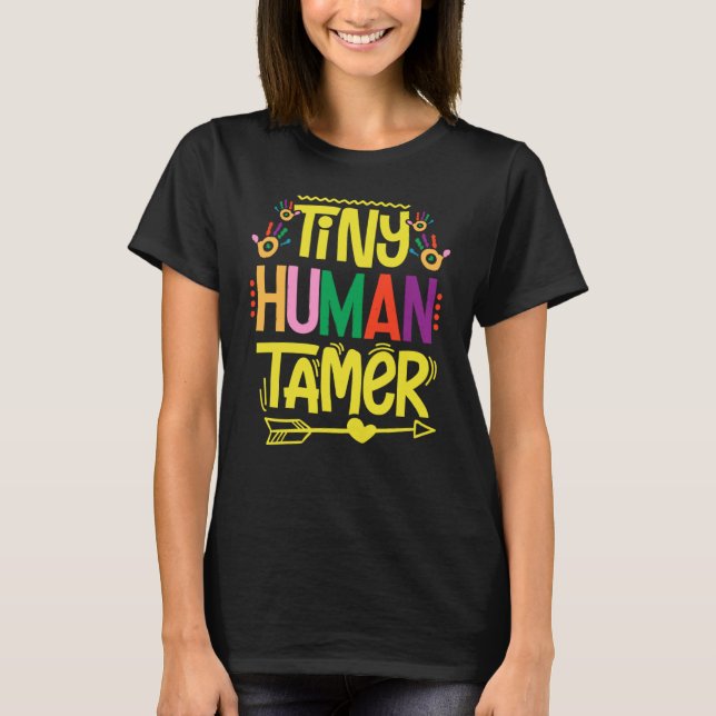 Camiseta Guarderías de cuidado de niños de pequeños entrena (Anverso)