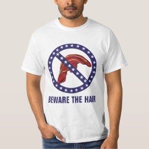 Camiseta "Guárdese Anti-Triunfo divertido del pelo"
