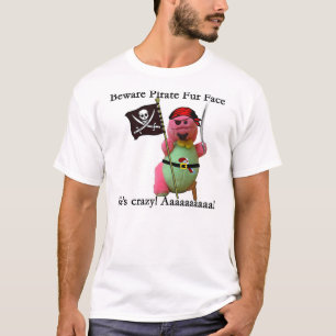 Camiseta Guárdese de la cara de la piel del pirata