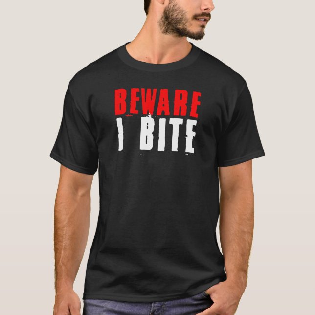 Camiseta Guárdese de la mordedura Halloween de I (Anverso)