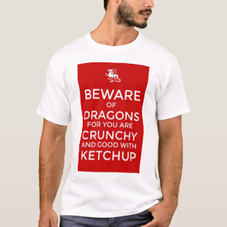Camiseta Guárdese de la salsa de tomate crujiente de los