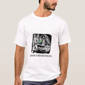 Camiseta Guárdese de los frikis que llevan los regalos