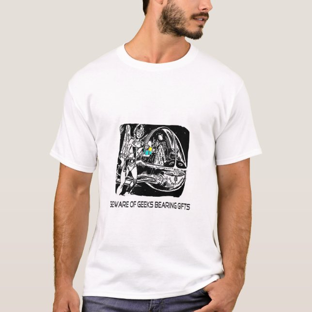 Camiseta Guárdese de los frikis que llevan los regalos (Anverso)