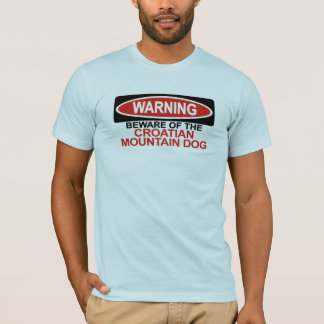 Camiseta Guárdese de perro croata de la montaña