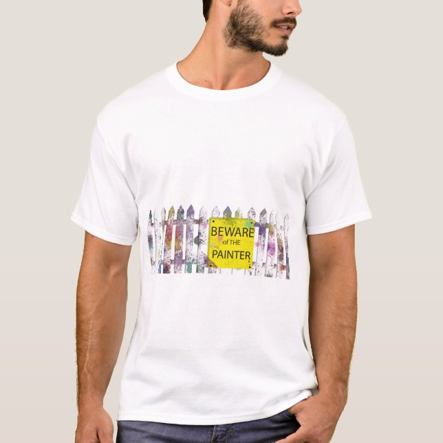 Camiseta guárdese de pintor (Anverso)