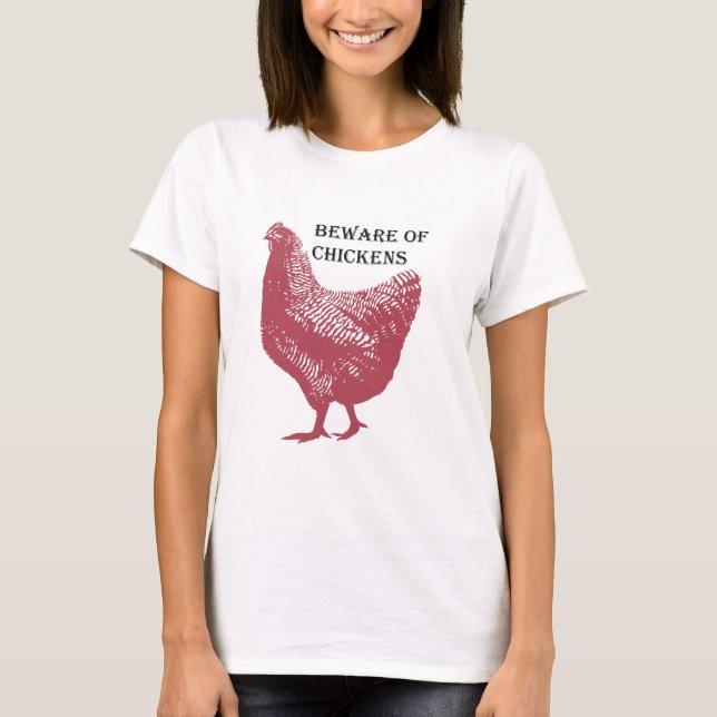 Camiseta Guárdese de pollos (Anverso)