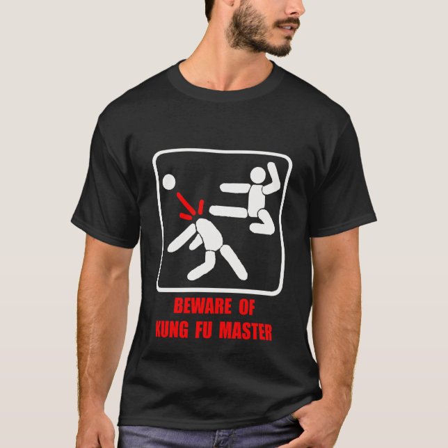 Camiseta Guárdese del amo de Kung Fu (Anverso)