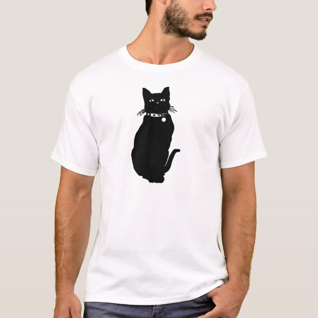 Camiseta Guárdese del gato negro (Anverso)