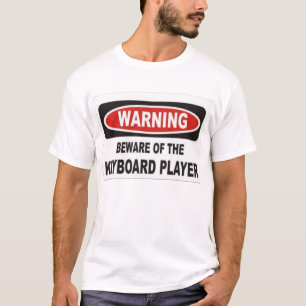 Camiseta guárdese del teclista
