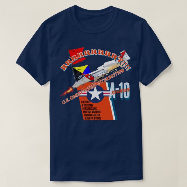 CAMISETA GUARDIA COSTERA A-10  (Diseño del anverso)