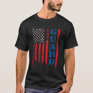 Camiseta Guardia Costera De La Bandera Estadounidense