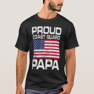 Camiseta Guardia costera norteamericana orgullosa papá abue