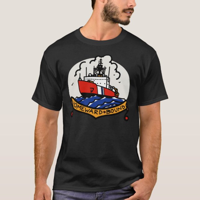 Camiseta Guardia Costera Palo Ajedente Polar Para Romper El (Anverso)