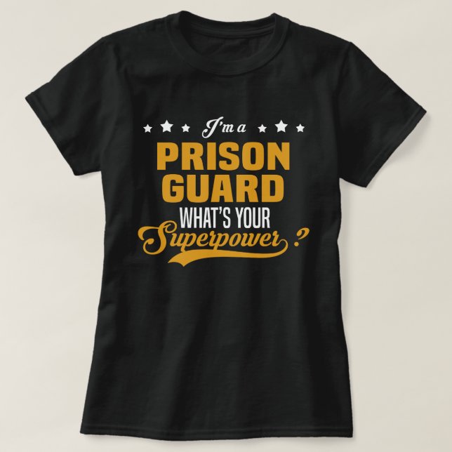 Camiseta Guardia de Prisiones (Diseño del anverso)