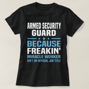 Camiseta Guardia de Seguridad Armada