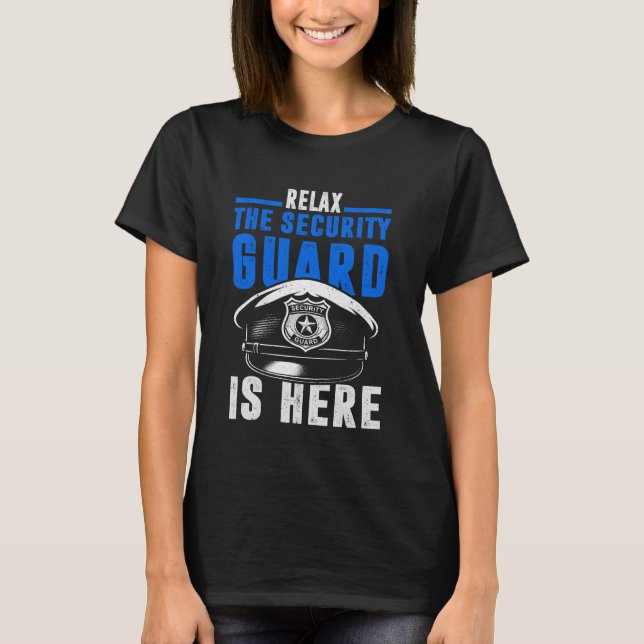 Camiseta Guardia de Seguridad Divertido (Anverso)
