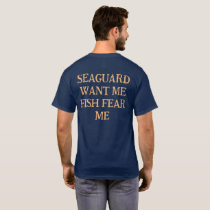 Camiseta Guardia Marítima Quiere Que Me Temen Los Peces