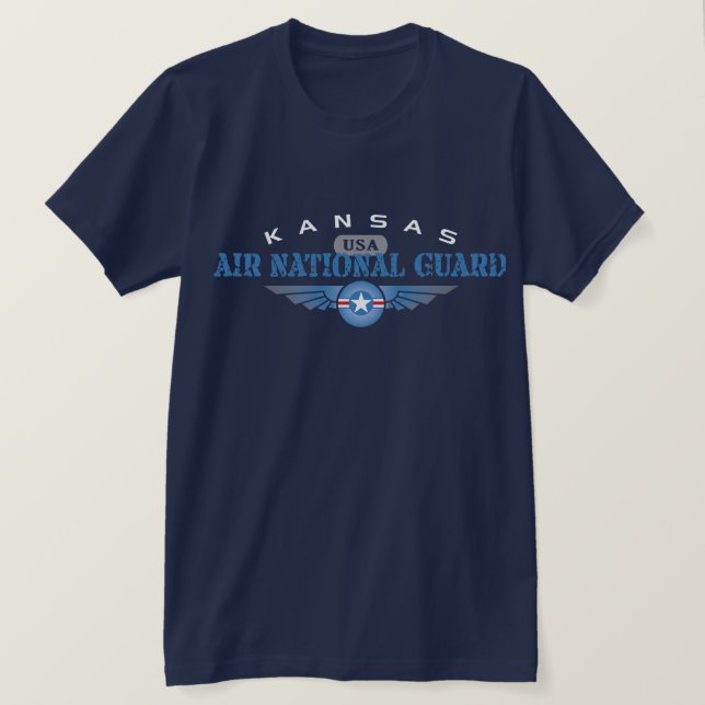 Camiseta Guardia Nacional Aérea de Kansas (Anverso del diseño)