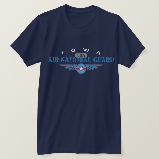 Camiseta Guardia Nacional del aire de Iowa (Anverso del diseño)