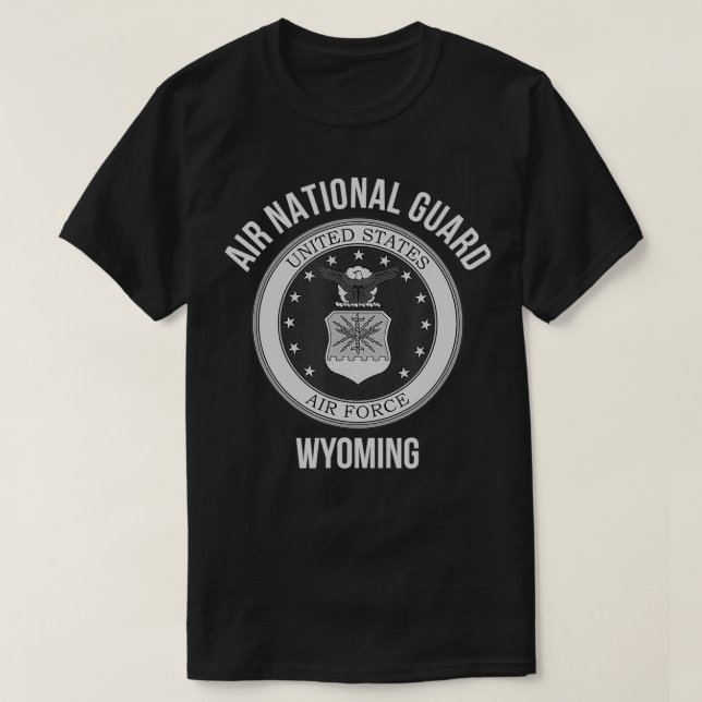Camiseta Guardia Nacional del Aire Wyoming  (Diseño del anverso)