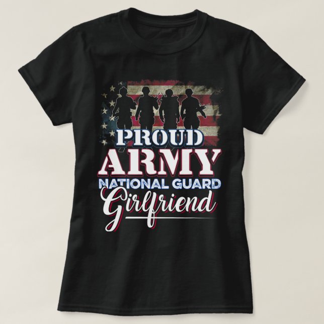 Camiseta Guardia Nacional Novia Shirt Orgulloso Ejército Na (Diseño del anverso)