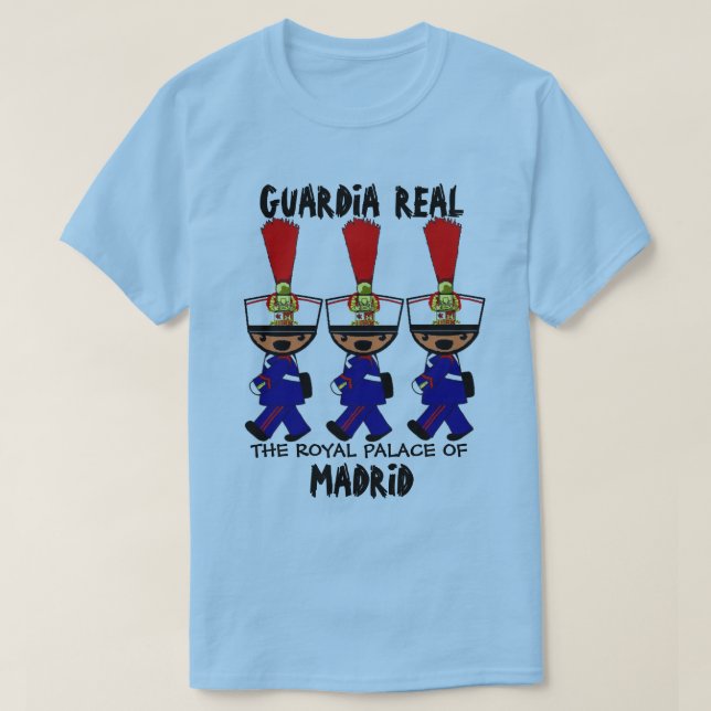 CAMISETA GUARDIA REAL MADRID (Diseño del anverso)