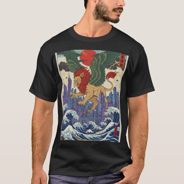 Camiseta Guardián Alado de Tokyo Ondas (Anverso)
