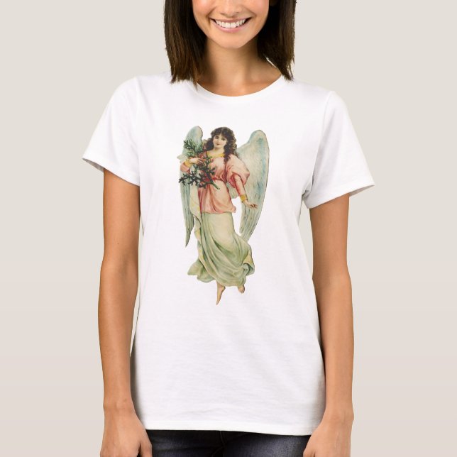 Camiseta Guardian Angel Divine Watchfulness & Grace Art (Anverso)