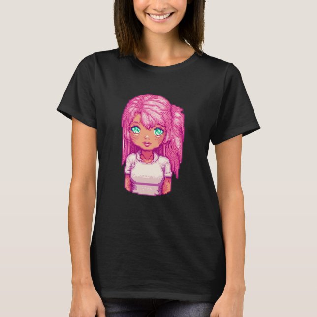 Camiseta Guardián Celestial chica rosa (Anverso)