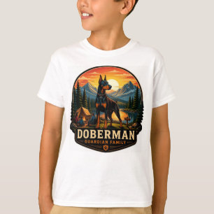 Camiseta Guardián de familia Doberman