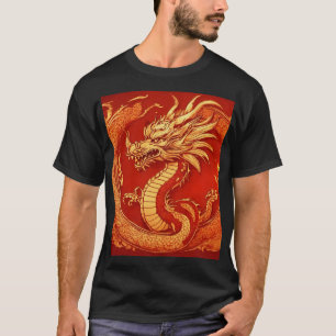 Camiseta Guardián de Fuego: Diseño del majestuoso tatuaje D