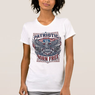 Camiseta Guardián de la carretera de acero patriótico Biker