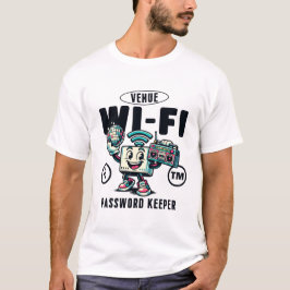 Camiseta Guardián de la contraseña wi-fi del lugar
