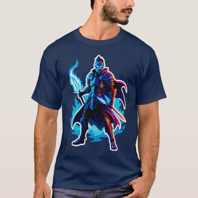 Camiseta Guardián de la Llama Azur (Anverso)