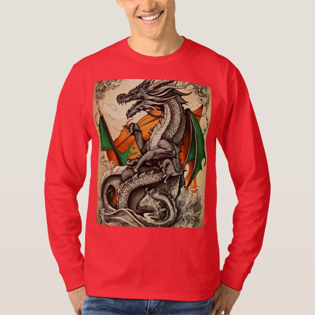 Camiseta Guardián de la llama esmeralda (Anverso)