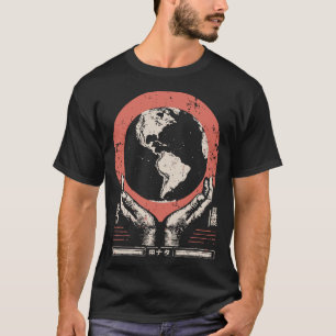 Camiseta Guardián de la Tierra Vintage Arte de Unidad Glo