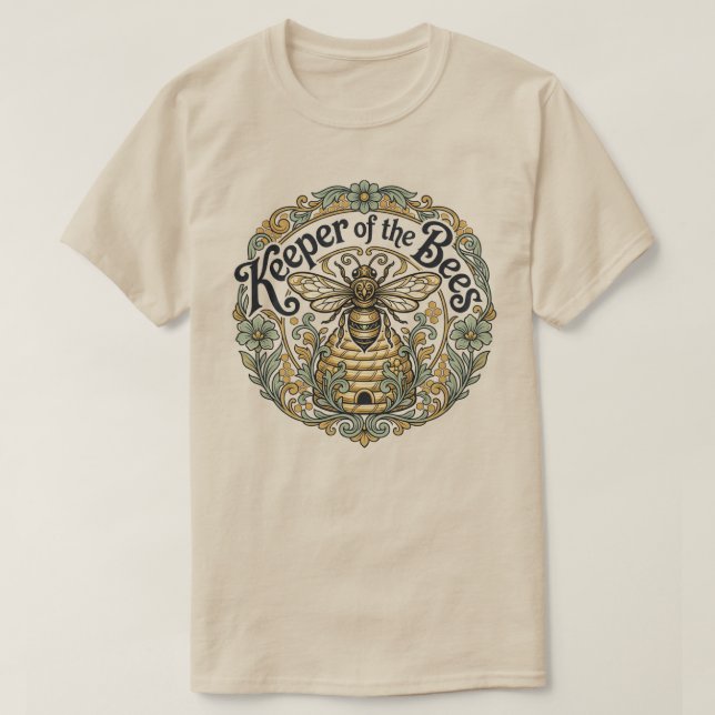 Camiseta Guardián de las Abejas Nouveau (Diseño del anverso)