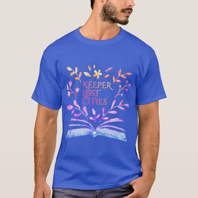 Camiseta Guardián de las Ciudades Perdidas Diseño Acuarela  (Anverso)