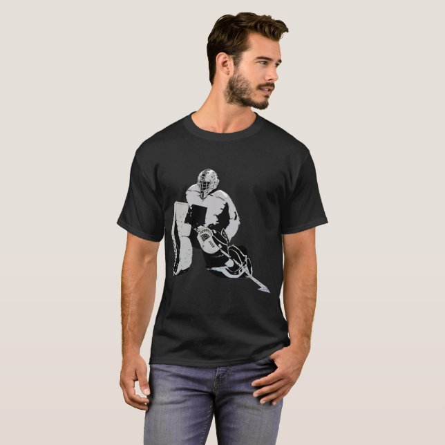 Camiseta Guardián de los objetivos - Jugador de hockey sobr (Anverso completo)