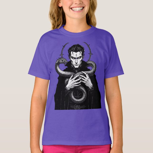 Camiseta Guardián de Serpientes Ascenso de Andromalius (Anverso)