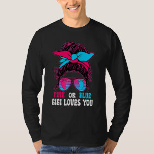 Camiseta Guardián del Bebé de Revelación de Género Rosa o A