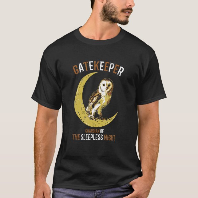 Camiseta Guardián Del Guardián De La Lechuza Nocturno Ani (Anverso)