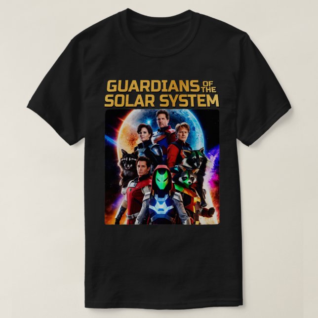 Camiseta Guardián del Sistema Solar MC Universe Súper a ell (Diseño del anverso)