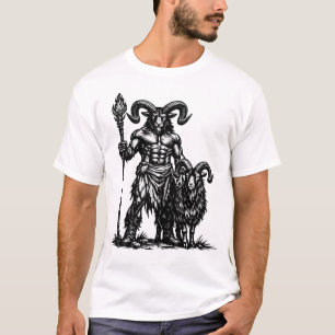Camiseta Guardián demoníaco Azazel y su compañero cabrío